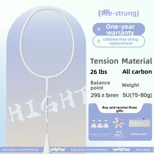WAVAW | Ultra-lightweight Powerful Badminton Racket 4U