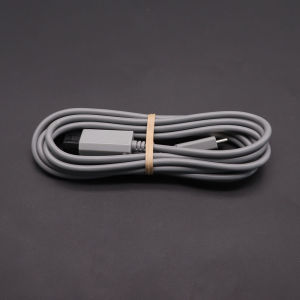 1.8m Type C Charge Cable for Wii Console 45W PD USB C Gaming Power Supply Cord for Wii Charge Game Console LED Wire