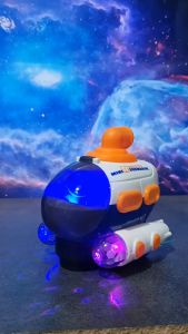 Mainan Anak Perahu Kapal Selam Deep Blue Exploration LED Berjalan Bersuara