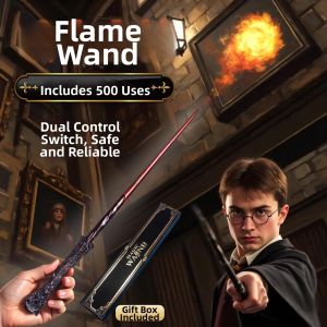 JIXIN | Light-Up Fire-Spraying Magical Wand Toy