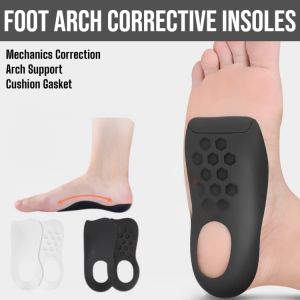 Foot Arch Corrective Insoles Arch Support Feet Cushion Insoles Feet Care Health Orthotics Insert Shoe Pad