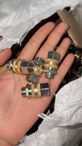 ข้อต่อสายพ่นยาทองเหลือง ข้อต่อฟรียอย