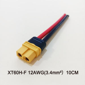 12AWG 3.4mm² Male Female DC Power Connector Cable Set Plug with Sheath Version 10/30CM for RC Model Battery & ESC