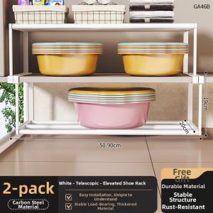 JIAJIESHI | Adjustable Bathroom Organizer Wall Mounted Sink Holder