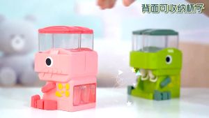 Kids Mini Cute Dinosaur Water Dispenser Toy Model Children Can Drink Water Educational Play Toy Gift