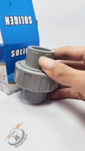 Peralatan Joint Soligen PVC 3/4 Inch Warna Abu-abu - Sambungan Pipa Plumbink