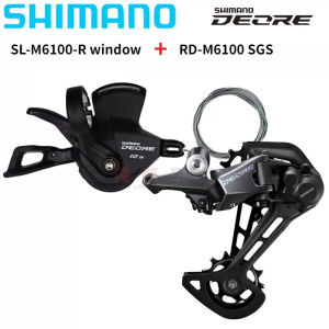 SHIMANO | SHIMANO DEORE SL-M6100 Right RD-M6100 SGS 12 Speed Shifter Rear Derailleur Original For Mountain Bikes MTB Riding Parts