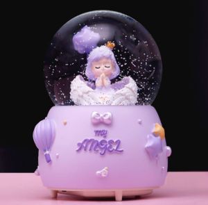 Kotak Musik / Bola Salju / Snowball / Bola Crystal / Bola Kristal / Music Box Angel / Bola Musik Malaikat My Angel