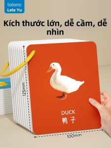 LELEYU | Animal Cognitive Flashcards Early Education Toys