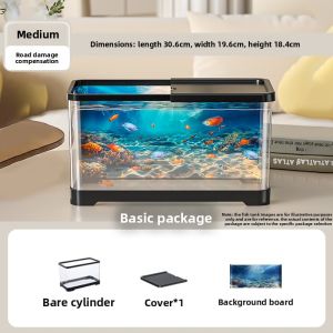 HUICHONG | Compact Aquarium Filter and Oxygenator Eco-Decor Complete Set