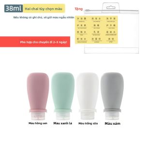 FENGHEDAHAI | Chai Du Lịch Chống Rò Rỉ Dây Silicone cho Kem Dưỡng Shampoo Gel Tắm và Mỹ Phẩm