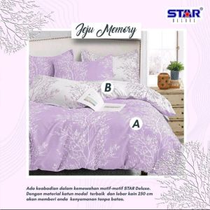 BIG PROMO BEDCOVER SET SUDAH TERMASUK SEPREI 150X230 BISA BAYAR DI TEMPAT ( COD )