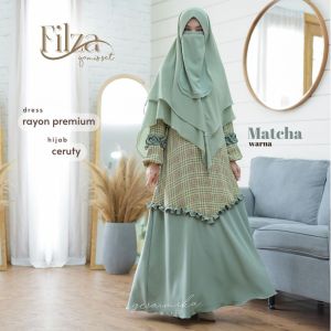 Filza gamis set syari gerai mika