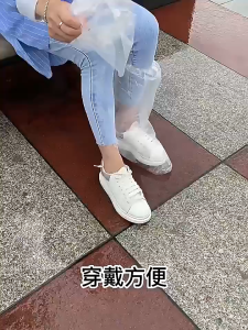 ⚡️ ถูกที่สุด ⚡️ที่ครอบรองเท้ากันฝน ถุงคลุมรองเท้า รุ่นยาว แบบหนา ถุงหุ้มรองเท้า