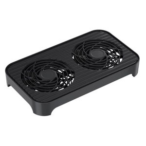 OUYUANSU | Quạt Làm Mát USB 5V Bộ Đôi 14CM Giá Đỡ Thiết Bị Thu Nhỏ Đế Tản Nhiệt Cho Bộ Định Tuyến Z-X4 Với Ổ Trục Chất Lỏng Cho Bộ Tản Nhiệt