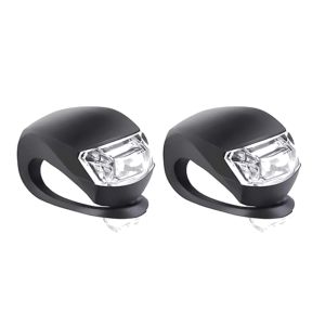 2-10pcs LED Silicone Bicycle Front Rear Light Set 3 Modes Waterproof MTB Mountain Road Bike Cycling Headlight Tail Warning Lamp