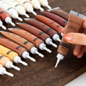 12 Colors Wood Paint Repair PasteDIY Cabinet Floor Wardrobe Scratches Holes Refinishing PasteWooden Furnitures Scratch Filler