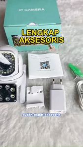 Kamera CCTV V380 PRO IP Kamera Dual Lens Outdoor CCTV Wifi 8MP 1080P Waterproof Camera PTZ Tanpa Kabel Jarak Jauh Pantau