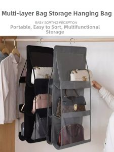 EVERTE | Bag Storage Hanging Organizer For Wardrobe
