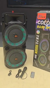 🔊20นิ้ว แถมฟรี ไมโครโฟน+สายชาร์จ🔊YYX ลำโพงบลูทูธ 2000w 8000mAh ลำโพงเบสหนักๆ ลำฟโพงบูลทูธ คาราโอเกะ ลำำโพงบลูทูธ ไฟ LED สีสันสดใส ลำโงบลูทูธใหญ่ เสียงดังมาก ลำโพง bluetooth ใหญ่ ๆ