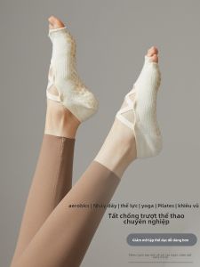 Tất Tập Yoga Chống Trượt Năm Ngón Cho Nữ Tất Tập Thể Dục Pilates Mỏng Thoáng Khí Mùa Hè Hở Ngón Chống Trượt