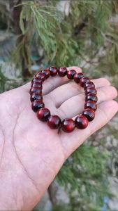 Gelang Akar Bahar Tali Arus Warna Merah 8 mm  Premium