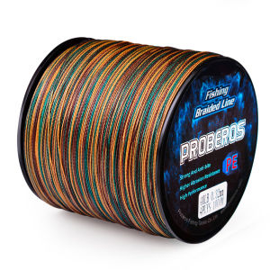 4 Strand PE Woven Fishing Line 300 500 1000 Meters Main Line for Sea Fishing Bank Fishing Colorful Line Strong Durable