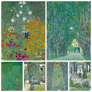 Gustav Klimt Sunflowers Flower Garden Jigsaw Puzzle 500 1000 2000pcs For Adults Nordic Wall Decor Gift Brain Teaser Family Game