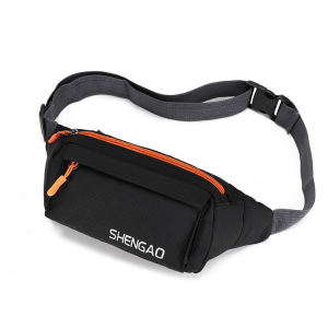 Close-Fitting Canvas Sports Waist Bag for Men And Women Running Belt Pouch Lightweight Waterproof Wear-Resistant Trendy Style
