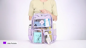 Transparent Bag High Quality Waterproof Thickened Clear Backpack Large Capacity PVC Backbag