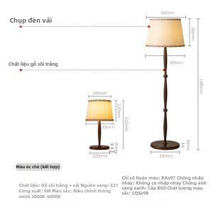 Đèn Bàn Phong Cách Trung Quốc Cổ Điển Sang Trọng