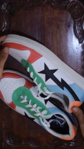 NEW STOK !! Sepatu sneakers IMPORT pria warna warni trend terbaru bisa COD BONUS KAOS KAKI Sneakers Impor Untuk Semua Musim Sepatu Kasual Kulit Pu Berkualitas Ukuran Pria Dan Wanita 37-43 - Lazada