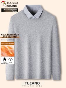 TUCANO | Autumn Winter Fake Two-Piece Sweater