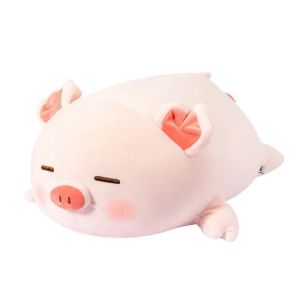 Sleeping Stuffed Pig Pillow