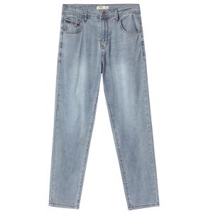 Enjeolon | Quần Jeans Dài Đùi Thẳng Denim Mát