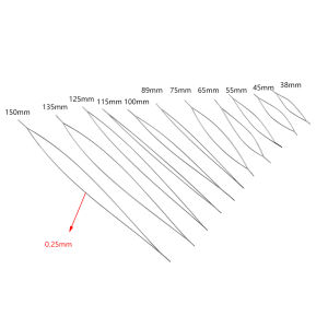 1-5Pcs Stainless Steel Beaded Needle Open Needles DIY Beads Bracelet Jewelry Tools Necklace Making Supplies Handmade Pins Accessories