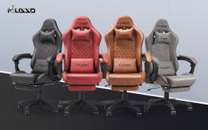 MUSSO Retro Series 280FG with footrest Ergonomic computer Chair PU Leather XL