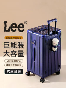 Lee Large Capacity Travel Suitcase 2025 New Password Boarding Box Pullman Leather Box for Men And Women 20 Inches Hard Shell