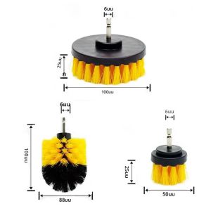 ชุดแปรงทําความสะอาดไฟฟ้าสําหรับทําความสะอาดกระเบื้องสารละลายซีเมนต์ อ่างล้างจานในรถยนต์ อ่างอาบน้ํา พื้น ห้องน้ํา และห้องครัว อุปกรณ์ทําความสะอาด