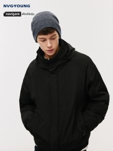 อุ่น หมวกถัก ขนสัตว์ หมวก สไตล์ลำลอง แฟชั่นสำหรับผู้ชาย ฤดูหนาว หมวกขนสัตว์แท้เนวิเกอร์ เล็ก เซลล์ เกรย์ เสื้อผ้าถัก สำหรับการเดินทางและการพักผ่อน