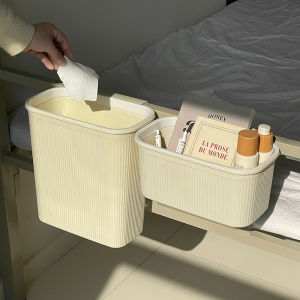 Homenhome treo tường chất thải nhà bếp lưu trữ xô với giỏ đựng giấy dung tích lớn