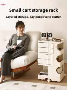 Rotatable Mobile Storage Cart