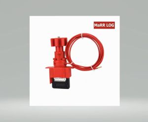 อุปกรณ์ล็อควาล์วใช้ต่อสายเคเบิลสำหรับวาล์วเกตSingle Arm Ball Universal Valve Lockout BD-F33(1ชิ้น)
