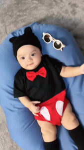 Jumper Bayi Laki-Laki / Perempuan 0 6 Bulan Mcky Mnie Set