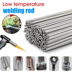 10/20Pcs Easy Melt Welding Rods Low Temperature Melts Copper Iron Stainless Steel Solder Rod for Soldering Aluminum Repairing Agent Kits