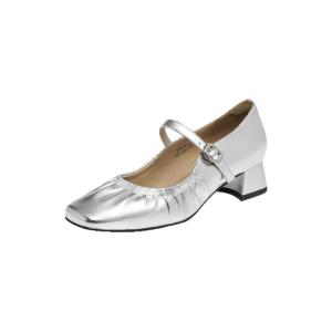 Reddragonfly | Silver French Style Buckled High Heels
