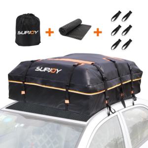 Universal Crazy White Bear Car Luggage Bag Waterproof Sun Protection Storage Bag Travel Roof Bag for Automobiles Suitcase