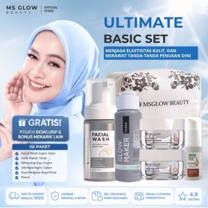 MS Glow Pket Wajah Ultimate New Series - Untuk Kulit Dengan Tanda Penuaan Seperti Noda Hitam Atau Flek