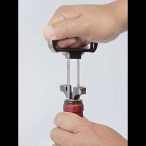 2-in-1 Ah-So Wine Opener – Two-Prong Cork Puller with Helix Screw