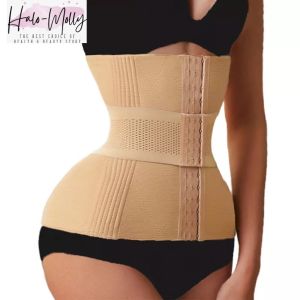 Girdle Slim Body Shaper Corset  Strap Waist Trainer Corrective Underwear Tummy Control Belt Abdomen Trimmer Underbust Korset Bengkung 16 Tulang dengan Tali Pinggang